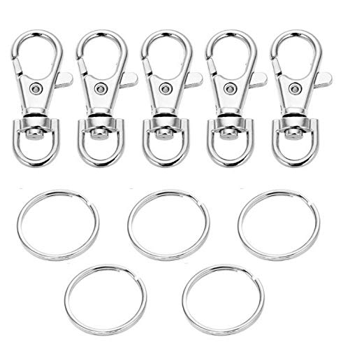 Amazon.com: KDDOM 20 Pieces Metal Swivel Lanyard Snap Hook and Key